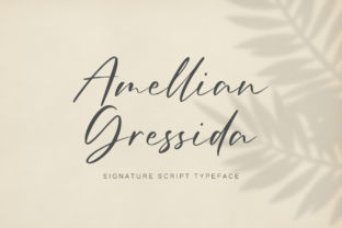 Amellian Gressida: Elevate Your Brand with a Modern Signature Font