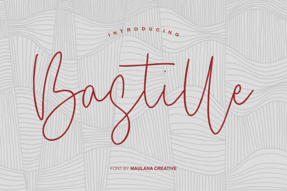 Bastille: The Perfect Script Font for Crafters and Creators