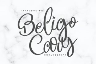 Beligo Cary: A Curvy Script Font for Elegant Publishing