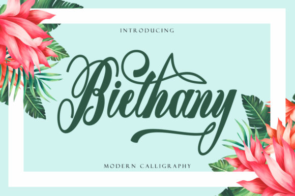 Biethany: A Charming Script Font for Handmade Creations