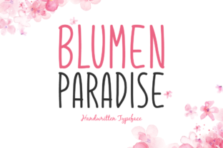 Blumen Paradise Font: A Web Designer’s Layout Test