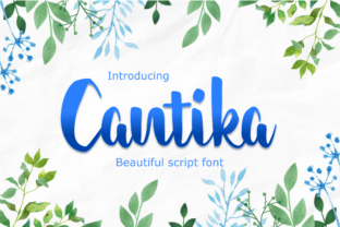 Cantika: A Script Font with Elegant Charm