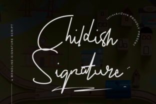 Childish Signature Font for Authentic Digital Marketing
