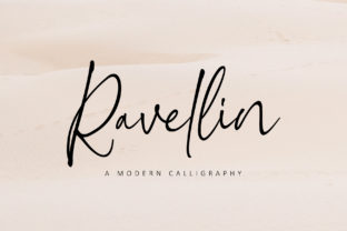 Discover Ravellin: A Playful Calligraphy Font for Modern Branding