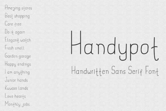 Handypot: A Designer’s Take on This Script Font