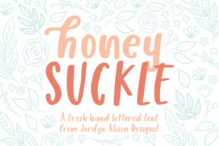 Honey Suckle: A Fresh and Playful Script Font for Design