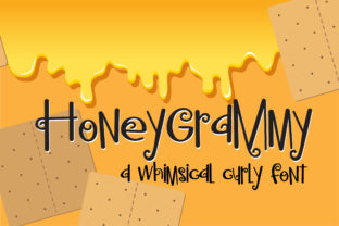 Honeygrammy Font: Whimsical Typography for Editorial Design