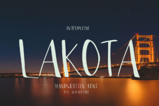 Lakota: A Versatile Handwritten Font for Crafters