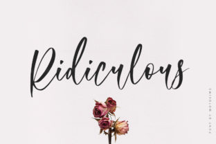 Ridiculous: A Joyful and Modern Calligraphy Font for Makers