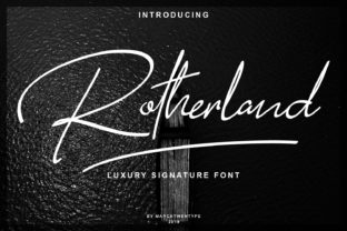 Rotherland Font: Luxury Script for Web Design