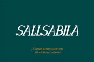 Sallsabila: A Modern Calligraphy Font for Elegant Branding