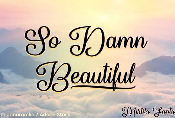 So Damn Beautiful Font Review for Web Design