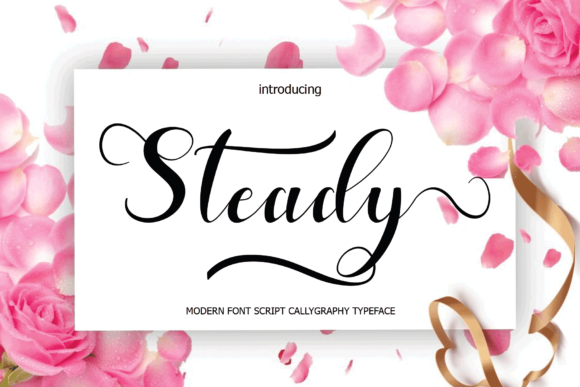 Steady: A Versatile Script Font for Editorial Charm