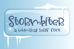 Stormbiter Font: A Hand-Crafted Serif for Web Design