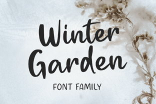 Winter Garden: A Handwritten Font for Elegant Web Design